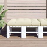  Jastuk za palete krem 120 x 80 x 12 cm od tkanine Cijene