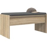  Klupa za hodnik s jastukom Sonoma hrast 83 x 38 x 40 cm | shoptok.hr