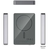 Puridea apollon power bank bezični 15W, 5000 mah, alu sivi u