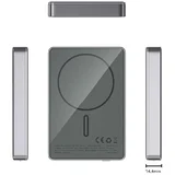 apollon power bank bezični 15W, 5000 mah, alu sivi