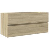 Maison Chic Kopalniška omarica za umivalnik - Umivalniška omarica sonoma hrast 100x38,5x45 cm inženirski les, (21758995) | Shoptok.si