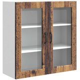  Zidni stakleni ormarić PORTO Staro drvo 80 x 31 x 80 cm | Eponuda.com