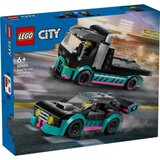Lego city great vehicles race car and car carrier truck ( LE60406 ) Cene