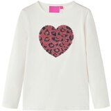  Dječja majica dugih rukava prljavo bijela boja 104 | shoptok.hr