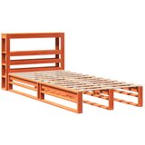 vidaXL Okvir kreveta bez madraca voštano smeđi 75 x 190 cm od borovine Cijene