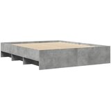  Okvir kreveta boja betona 150x200 cm od konstruiranog drva | Eponuda.ba