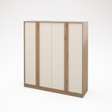 Marckeric Krem/u prirodnoj boji ormar u dekoru hrasta 180x197,5x53 cm Dennis – | shoptok.hr