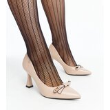 VINCEZA Beige block heel pumps | shoptok.hr