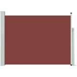 vidaXL Uvlačiva bočna tenda za terasu 120 x 500 cm smeđa Cijene