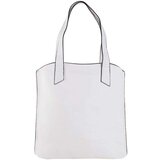 Fashion Hunters White, capacious 2in1 shoulder bag with handles | Shoptok.si