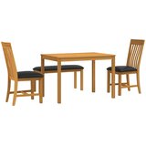  Blagovaonski set 4 kom. Crna Čvrsto Hrastovo Drvo | shoptok.hr
