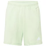 ADIDAS SPORTSWEAR Športne hlače pastelno zelena / bela