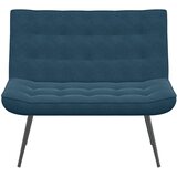  Klupa plava 110x74x84 cm baršunasta | Eponuda.ba