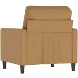  Fotelj rjav 60 cm žamet | Shoptok.si