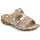 Rieker Natikači - Pozlačena | Shoptok.si