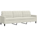  2-dijelni set sofa s jastucima krem baršunasti | shoptok.hr