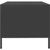 vidaXL Stolić za kavu crni 101,5x50x43,5 cm od hladno valjanog čelika | shoptok.hr