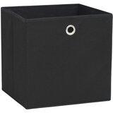  Kutije za pohranu od netkane tkanine 4 kom 28 x 28 x 28 cm crne | Eponuda.com