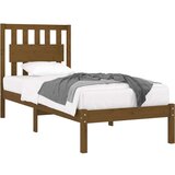  Posteljni okvir medeno rjav iz trdne borovine 100x200 cm, (20644006) | Shoptok.si