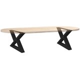  Noge za klub stolić 2 kom Crne 50 x (30-31,3) cm Čelične | shoptok.hr