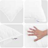 Zimska pokrivača s jastukom 2 kom. Bijela Perje | shoptok.hr
