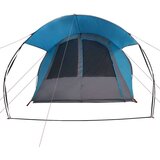  Tunelski šator s krovom Plava i siva 740 x 370 x 220 cm | shoptok.hr