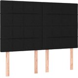  Krevet s oprugama i madracem crni 140x200 cm od tkanine | shoptok.hr