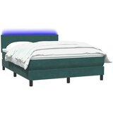  Krevet s oprugama i madracem tamnozeleni 160x210 cm baršunasti | shoptok.hr