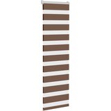  Zavjesa zebra smeđa 40x150 cm širina tkanine 35,9 cm poliester | shoptok.hr