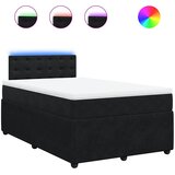  box spring s madracem crni 120 x 190 cm baršunasti | shoptok.hr