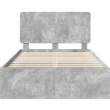  Konstrukcija postelje Beton 120 x 200 cm Masivno borovo les, (5000102842) | Shoptok.si