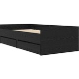  Konstrukcija postelje s predalom Črna Orehovina 90 x 190 cm, (5000104403) | Shoptok.si