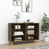 vidaXL Komoda dimljeni hrast 103,5x35x70 cm iverna plošča Cene