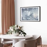  Plakat Astral Calm: Stars Scattered Over Delicate Clouds 90x60 Crni okvir s margom | shoptok.hr