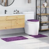 vidaXL Ljubičasta Mikrovlakna 50 x 80 cm Prostirka za kupaonicu Cijene