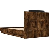 vidaXL Okvir za krevet s uzglavljem boja hrasta 90x190 cm drveni | shoptok.hr
