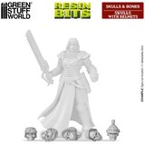 Green Stuff World Resin Skulls with Helmets Set | Set smolastih lobanja sa kacigama (40 kom, 1:48 razmera) | Eponuda.com