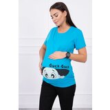 Kesi marka niezdefiniowana Maternity blouse Guck turquoise | Shoptok.si