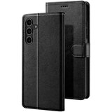 AVIZAR Etui za Galaxy S25 FE z video podporo in držalom za kartice, Črna, (5000016122) | Shoptok.si