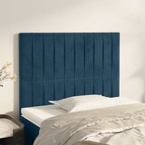  Uzglavlje tamnoplavo 90x5x118/128 cm baršunasto | shoptok.hr