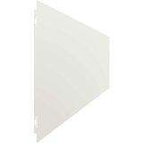 vidaXL Robniki za trato 10 kosov Bela 20x103 cm Hladno valjano jeklo | Shoptok.si