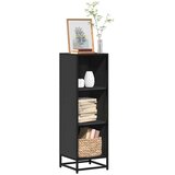  Ormar za knjige crni 33,5x33x107,5 cm izrađeno drvo | shoptok.hr