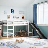vidaXL Otroški pograd brez vzmetnice bela 90x200 cm trdna borovina | Shoptok.si