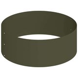  Vrtna saksija Maslinasto zelena 90 x 90 x 20 cm Čelična vrata | Eponuda.com