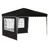  Zložljivi šotor za zabave Črna 288 x 288 x 245 cm, (5000211130) | Shoptok.si