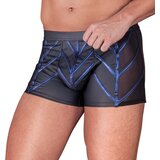 NEK Cool Matte Look Pants with Blue Metallic Stripes 2133555 Black M Cene