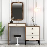 Woody Fashion Lizbon 547 - Walnut, Cream WalnutCream Dresser Cene