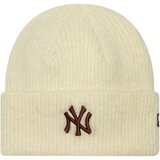 New Era Kape Wmns Wide Cuff Beanie New York Yankees Hat Bež Cene