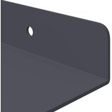  Lebdeća polica Zidne 4 pcs Antracit 100 x 18 x 2,5 cm Čelik | shoptok.hr