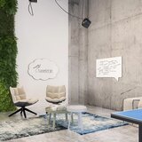 Chameleon elegantna bela tabla, emajlirana, thoughts - oblak, šxv 880 x 580 mm, bele barve | Shoptok.si
